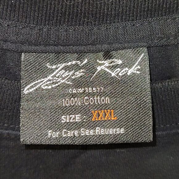 Jays Rock Skull Studded Black TShirt Mens Size XXXL 3XL Colorful Piercings - Picture 3 of 11